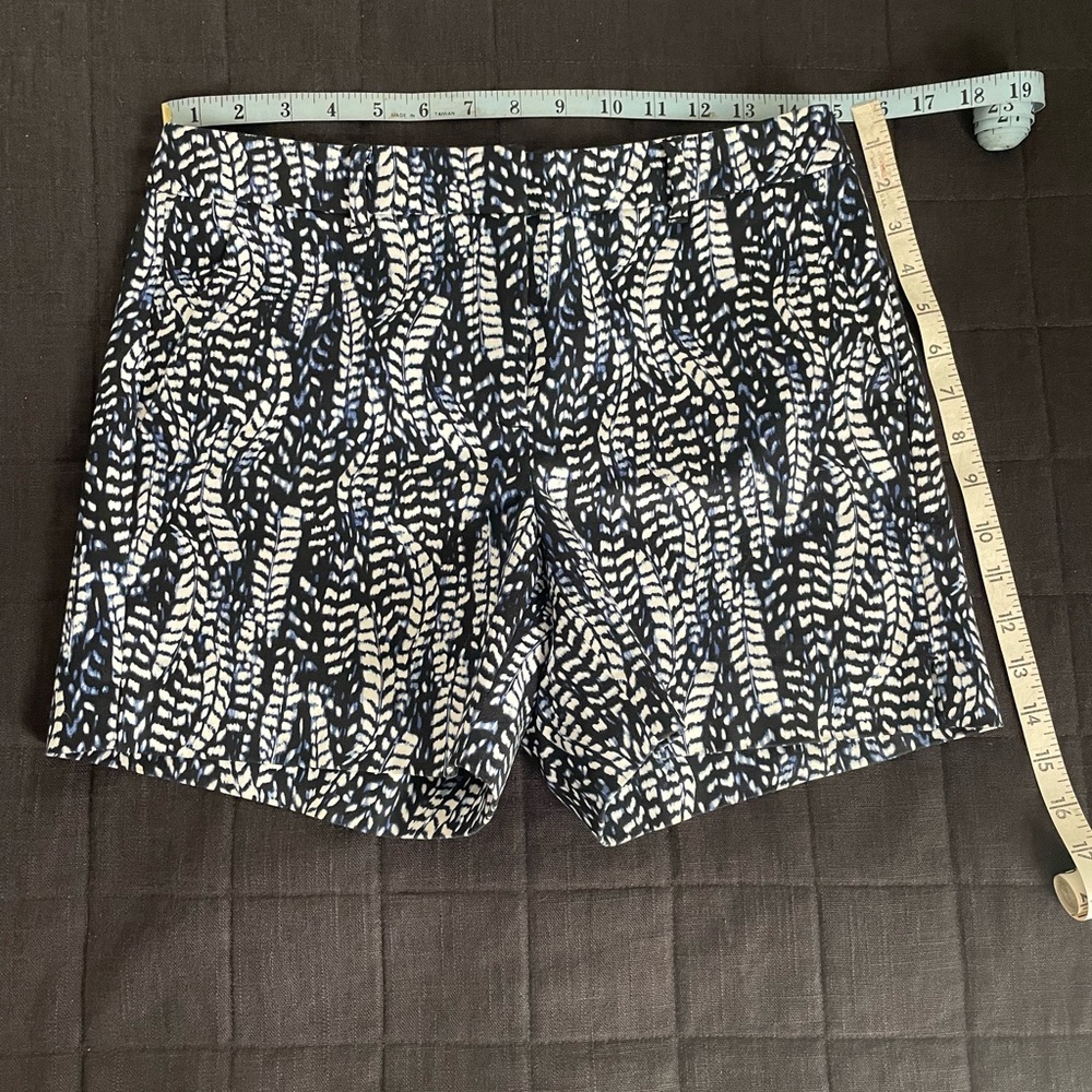 Chic New Shorts by White House Black Market in a Blue, Black and White Print